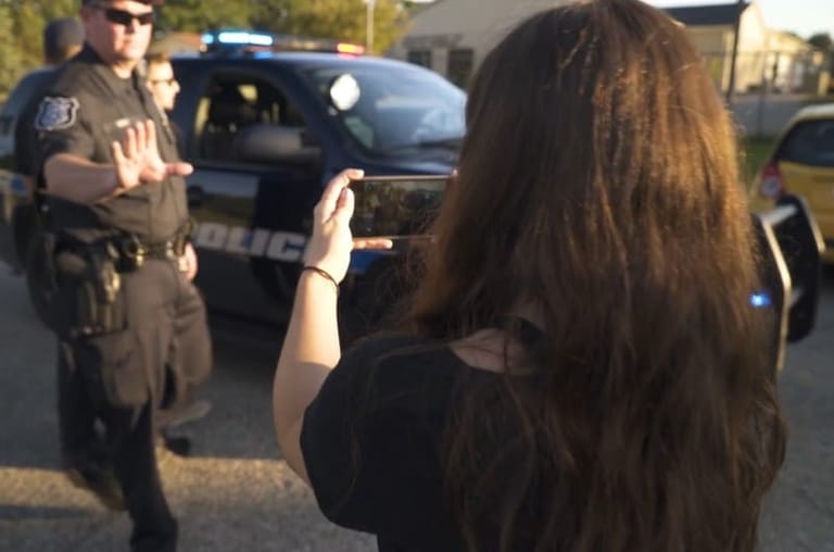 Techniques for Recording Police